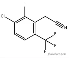 3-CHLORO-2-FLUORO-6-(TRIFLUOROMETHYL)PHENYLACETONITRILE CAS：261763-16-0