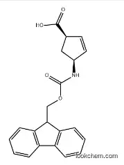 (-)-(1S,4R)-N-FMOC-4-AMINOCYCLOPENT-2-ENECARBOXYLIC ACID CAS：220497-65-4