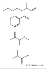 2-Propenoic acid, 2-methyl-, polymer with butyl 2-propenoate, ethenylbenzene and methyl 2-methyl-2-propenoate CAS：25987-66-0