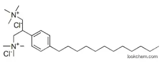 [(dodecyltolylidene)dimethylene]bis(trimethylammonium) dichloride CAS：28553-91-5
