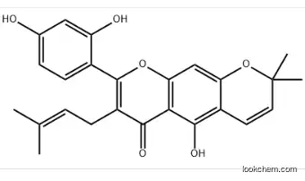 2-(2,4-Dihydroxyphenyl)-3-(3-methyl-2-butenyl)-5-hydroxy-8,8-dimethyl-4H,8H-benzo[1,2-b:5,4-b']dipyran-4-one