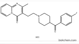 4H-Pyrido[1,2-a]pyrimidin-4-one, 3-[2-[4-(4-fluorobenzoyl)-1-piperidinyl]ethyl]-2-methyl-, hydrochloride (1:2)