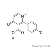 potassium 2-(4-chlorophenyl)-1-ethyl-6-methyl-4-oxo-pyridine-3-carboxy late