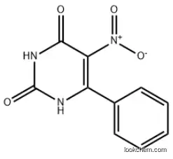 2,4(1H,3H)-Pyrimidinedione,5-nitro-6-phenyl- CAS：23766-62-3