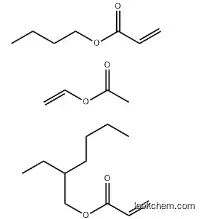 2-Propenoic acid, butyl ester, polymer with ethenyl acetate and 2-ethylhexyl 2-propenoate CAS：28040-72-4
