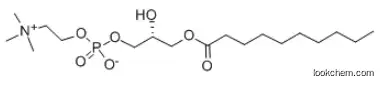 2-[[(2R)-3-decanoyloxy-2-hydroxypropoxy]-hydroxyphosphoryl]oxyethyl-trimethylazanium CAS：22248-63-1