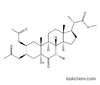 5α-Pregnane-20α-carboxylic acid, 7α-bromo-2β,3β,5-trihydroxy-6-oxo-, methyl ester, 2,3-diacetate (7CI,8CI)