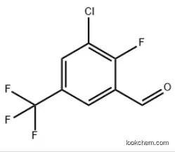 3-CHLORO-2-FLUORO-5-(TRIFLUOROMETHYL)BENZALDEHYDE CAS：261763-02-4