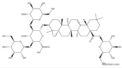 β-D-Glucopyranosiduronic acid, (3β)-28-(β-D-glucopyranosyloxy)-28-oxoolean-12-en-3-yl O-β-D-glucopyranosyl-(1→2)-O-[β-D-glucopyranosyl-(1→4)]- CAS：202585-62-4