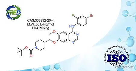 Tert-butyl 4-((4-(4-bromo-2-fluorophenylamino)-6-methoxyquinazolin-7-yloxy)methyl)piperidine-1-carboxylate