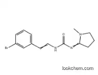 Urea, N-[2-(3-bromophenyl)ethenyl]-N'-(1-methyl-2-pyrrolidinylidene)-