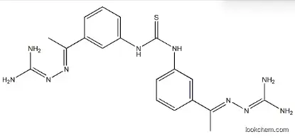 Hydrazinecarboximidamide,2,2'-[carbonothioylbis(imino-3,1-phenyleneethylidyne)]bis-, hydrochloride (1:2) CAS：20782-52-9