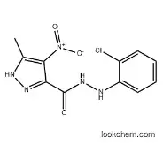 1H-Pyrazole-3-carboxylic acid, 5-methyl-4-nitro-, 2-(2-chlorophenyl)hy drazide