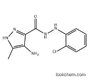 1H-Pyrazole-3-carboxylic acid, 4-amino-5-methyl-, 2-(2-chlorophenyl)hydrazide