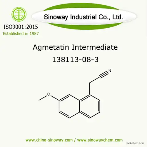 7-Methoxy-1-naphthylacetonitrile, Agmetatin Intermediate 138113-08-3