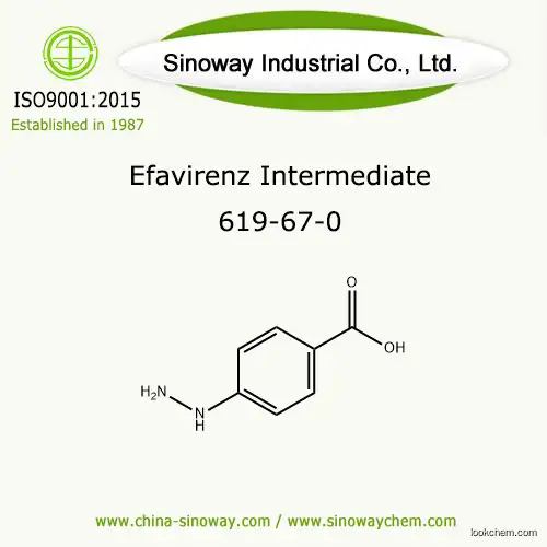 4-Hydrazinylbenzoic acid, Efavirenz Intermediate 619-67-0