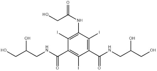 5-[(hydroxyacetyl)amino]-N,N'-bis(2,3-dihydroxypropyl)-2,4,6-triiodo-1,3-Benzenedicarboxamide
