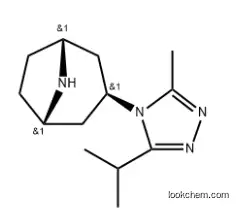 (1R,3s,5S)-3-(3-Isopropyl-5-methyl-4H-1,2,4-triazol-4-yl)-8-azabicyclo[3.2.1]octane CAS 423165-07-5