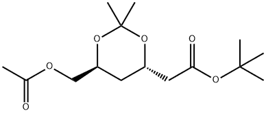 manufacture tert-Butyl (4R-cis)-6-[(acetyloxy)methyl]-2,2-dimethyl-1,3-dioxane-4-acetate