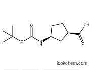 (-)-(1R,3S)-N-Boc-3-Aminocyclopentanecarboxylic acid