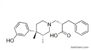 (R)-2-Benzyl-3-[(3R,4R)-4-(3-hydroxyphenyl)-3,4-dimethylpiperidin-1-yl]propanoic acid CAS 156130-41-5