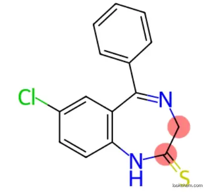 7-Chloro-1,3-dihydro-5-phenyl-2H-1,4-benzodiazepine-2-thione CAS 4547-02-8