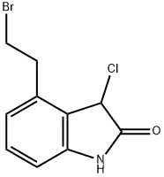 4-(2-bromoethyl)-3-chloro-1,3 dihydro 2-indoline-2-One