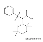 1-Cyclohexene-1-acetic acid, 3,3,6,6-tetramethyl-α-(phenylsulfonyl)-