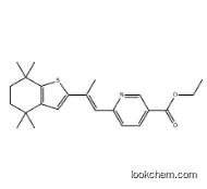 3-Pyridinecarboxylic acid, 6-[2-(4,5,6,7-tetrahydro-4,4,7,7-tetramethylbenzo[b]thien-2-yl)-1-propenyl]-, ethyl ester, (E)- (9CI)