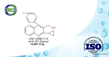 2-Cyclopropyl-4-(4-fluorophenyl)-quinolyl-3-methanol
