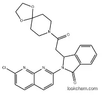 2-(7-Chloro-1,8-naphthyridin-2-yl)-3-[2-(1,4-dioxa-8-azaspiro[4.5]decan-8-yl)-2-oxoethyl]-3H-isoindol-1-one CAS 103255-66-9