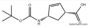 (+)-(1R,4S)-N-BOC-4-AMINOCYCLOPENT-2-ENECARBOXYLIC ACID CAS 151907-80-1