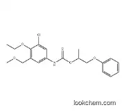Carbamic acid, [3-chloro-4-ethoxy-5-(methoxymethyl)phenyl]-, 1-methyl-2-phenoxyethyl ester (9CI)