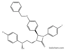 2-AZETIDINONE, 1-(4-FLUOROPHENYL)-3-[(3S)-3-(4-FLUOROPHENYL)-3-HYDROXYPROPYL]-4-[4-(PHENYLMETHOXY)PHENYL]-, (3R,4S)- CAS 163222-32-0