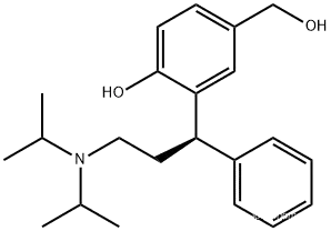 3-[(1R)-3-[Bis(1-methylethyl)amino]-1-phenylpropyl]-4-hydroxybenzenemethanol：