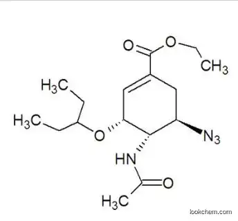 Oseltamivir intermediate/Ethyl(3R,4R,5S)-4-acetamido-5-azido-3-(1-ethylpropoxy)-1-cyclohexene-1-carboxylate CAS 204255-06-1