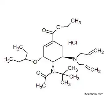 Oseltamivir intermediate/(3R,4R,5S)-Ethyl4-(N-(tert-butyl)acetamido)-5-(diallylamino)-3-(pentan-3-yloxy)cyclohex-1-enecarboxylate hydrochloride CAS 651324-08-2