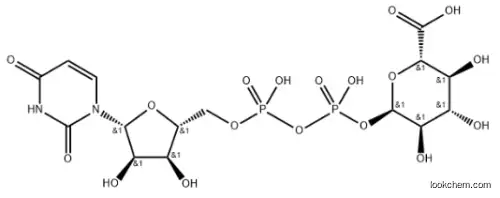 (2S,3S,4R,5R,6R)-6-[[[(2S,3S,4R,5R)-5-(2,4-dioxopyrimidin-1-yl)-3,4-dihydroxy-oxolan-2-yl]methoxy-hydroxy-phosphoryl]oxy-hydroxy-phosphoryl]oxy-3,4,5-trihydroxy-oxane-2-carboxylic CAS 2616-64-0