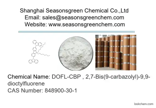 lower price High quality DOFL-CBP , 2,7-Bis(9-carbazolyl)-9,9-dioctylfluorene