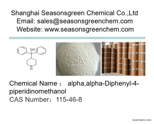 lower price High quality alpha,alpha-Diphenyl-4-piperidinomethanol