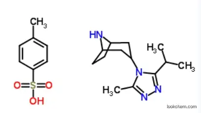 3-(3-Isopropyl-5-methyl-4H-1,2,4-triazol-4-yl)-8-azabicyclo[3.2.1]octane-p-toluenesulfonate CAS NO.: 423165-08-6