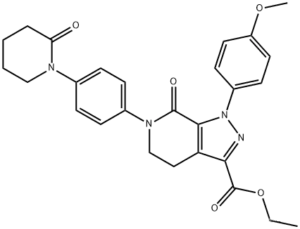 Apixaban intermediate/1-(4-Methoxyphenyl)-7-oxo-6-[4-(2-oxopiperidin-1-yl)phenyl]-4,5,6,7-tetrahydro-1H-pyrazolo[3,4-c]pyridine-3-carboxylic acid ethyl ester CAS 503614-91-3