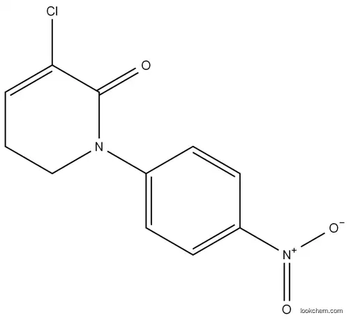 Apixaban intermediate/3-Chloro-1-(4-nitrophenyl)-5,6-dihydropyridin-2(1H)-one CAS 536760-29-9