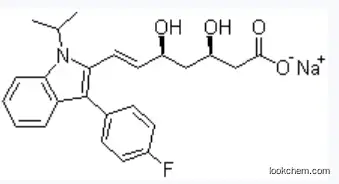 Fluvastatin sodium salt CAS: CAS No.: 93957-55-2