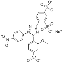 2-(2-Methoxy-4-nitrophenyl)-3-(4-nitrophenyl)-5-(2,4-disulfophenyl)-2H-tetrazolium sodium salt