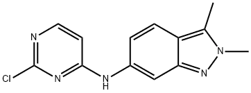 6-[N-(2-chloropyrimidin-4-yl)amino]-2,3-dimethyl-2H-indazole
