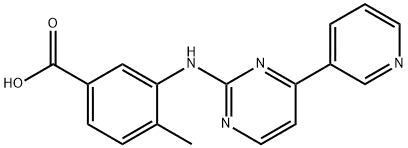 4-Methyl-3-[[4-(3-pyridinyl)-2-pyrimidinyl]amino]benzoic acid