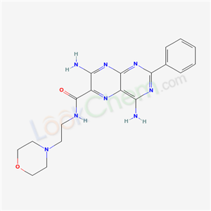 4,7-Diamino-N-(2-morpholinoethyl)-2-phenyl-6-pteridinecarboxamide