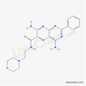 6-Pteridinecarboxamide, 4,7-diamino-N-(2-morpholinoethyl)-2-phenyl-