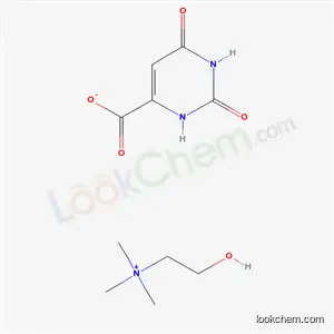 콜린 1,2,3,6-테트라히드로-2,6-디옥소피리미딘-4-카르복실레이트